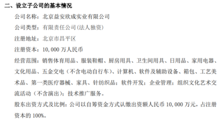 三夫戶外投資億元成立全資子公司，加碼針紡織品銷售業務